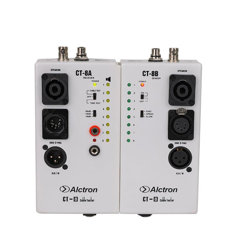 ALCTRON CT8 TESTA CAVI TESTER PER CAVI MULTI CONNETTORE 10 CONNETTORI - TechSoundSystem.com