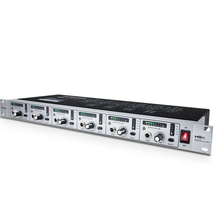 ALCTRON H6N PREAMPLIFICATORE 6 CUFFIE AMPLIFICATORE CUFFIA 6 CANALI 1U RACK - TechSoundSystem.com