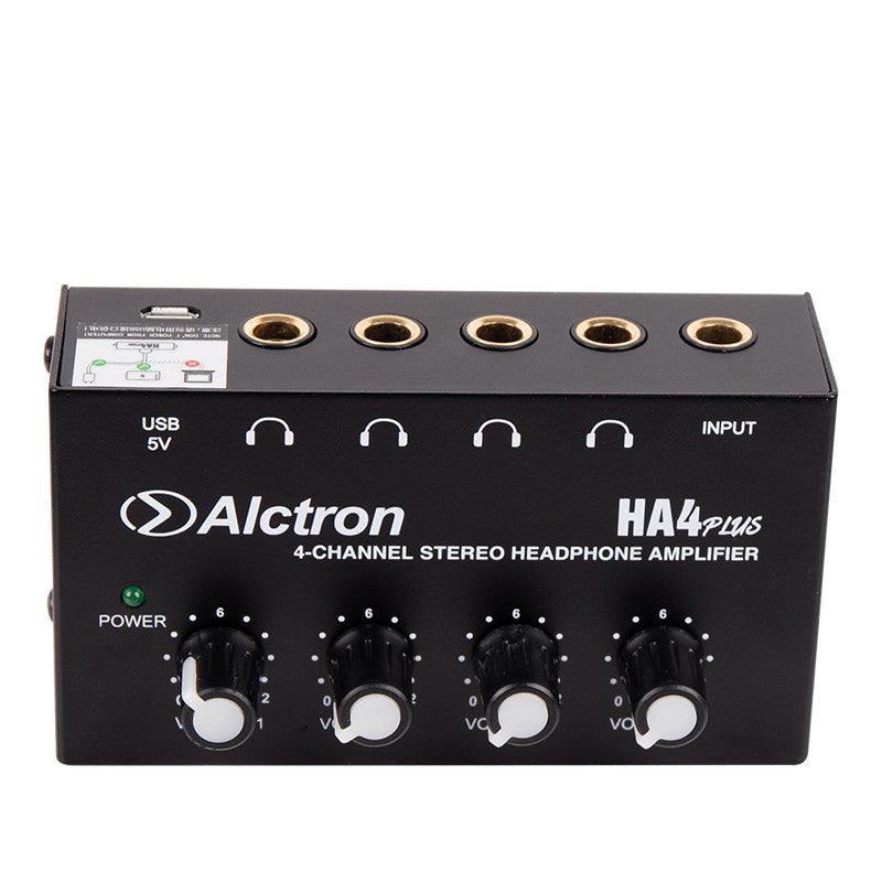 ALCTRON HA4PLUS AMPLIFICATORE PER CUFFIE 4 CANALI - TechSoundSystem.com