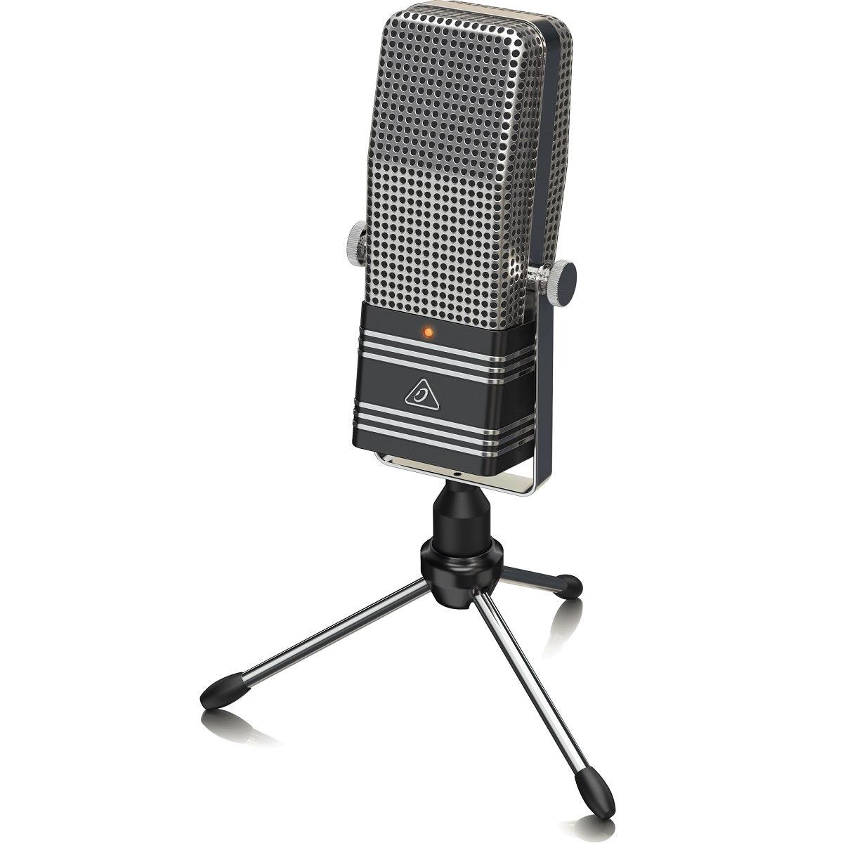 BEHRINGER BV44 VINTAGE BROADCAST MICROFONO USB PER STREAMING - TechSoundSystem.com