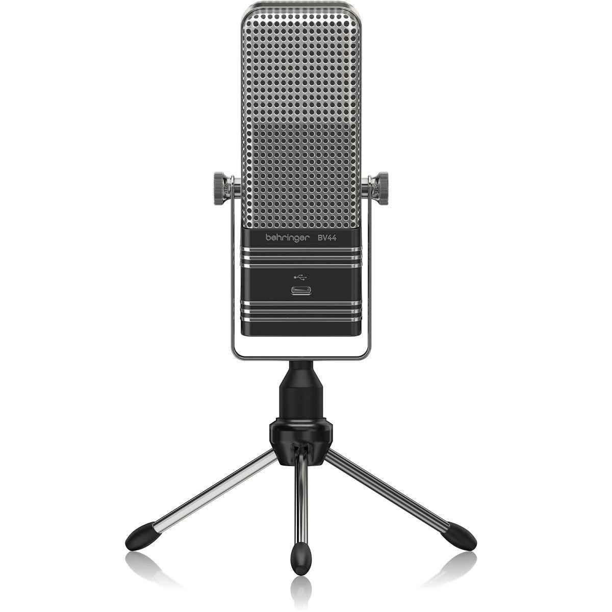 BEHRINGER BV44 VINTAGE BROADCAST MICROFONO USB PER STREAMING - TechSoundSystem.com