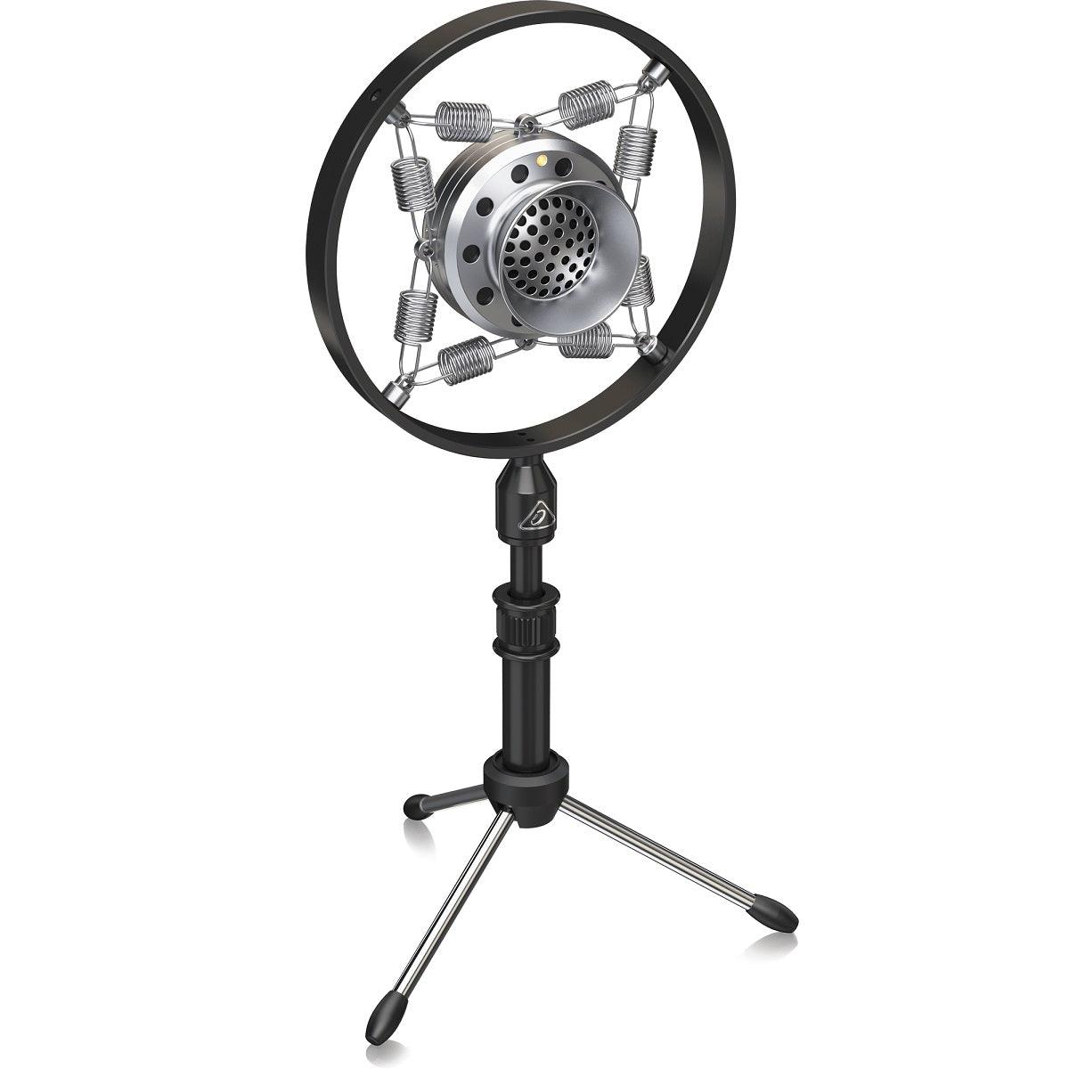 BEHRINGER BV635 SPRING MOUNT MICROFONO USB VINTAGE PER STREAMING - TechSoundSystem.com