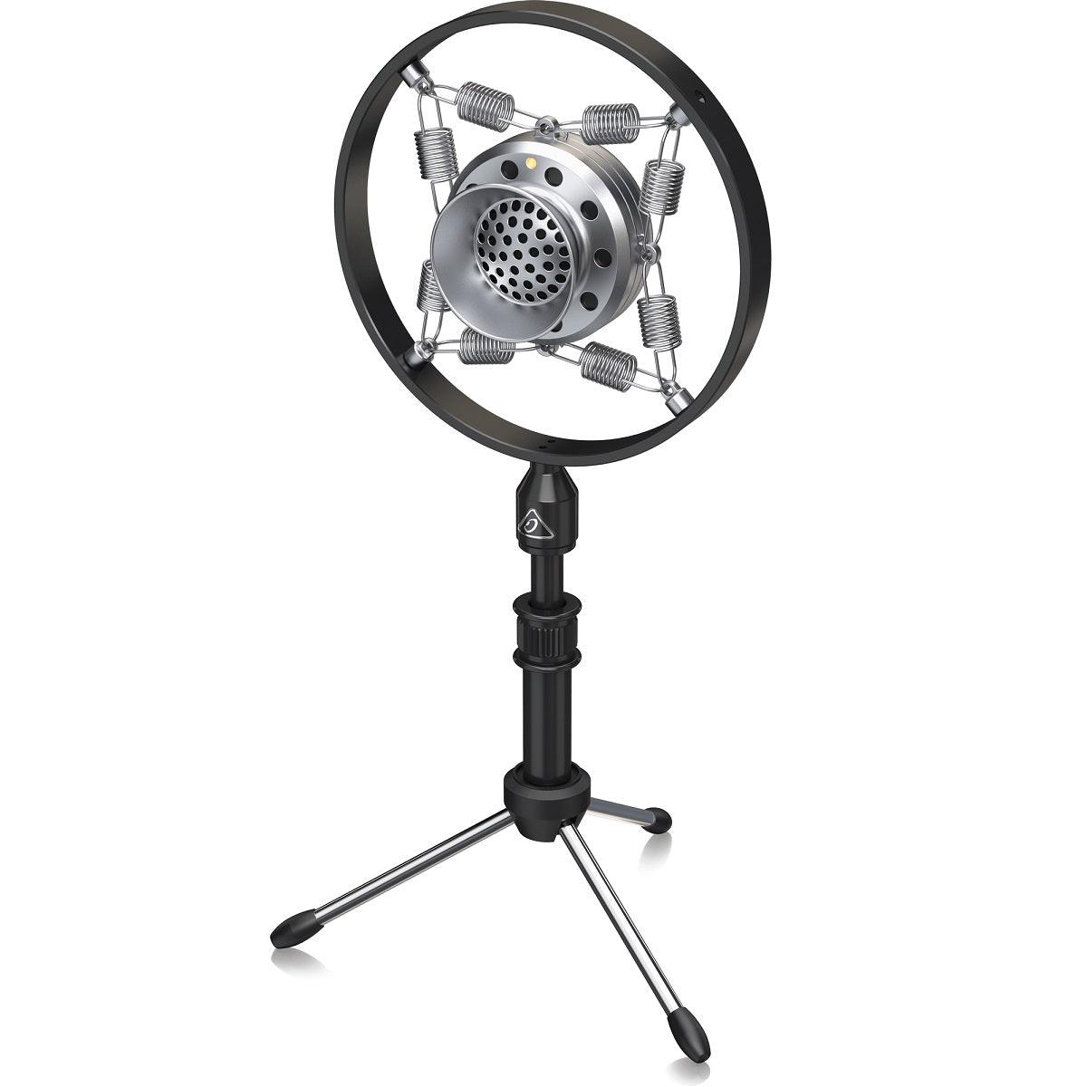 BEHRINGER BV635 SPRING MOUNT MICROFONO USB VINTAGE PER STREAMING - TechSoundSystem.com