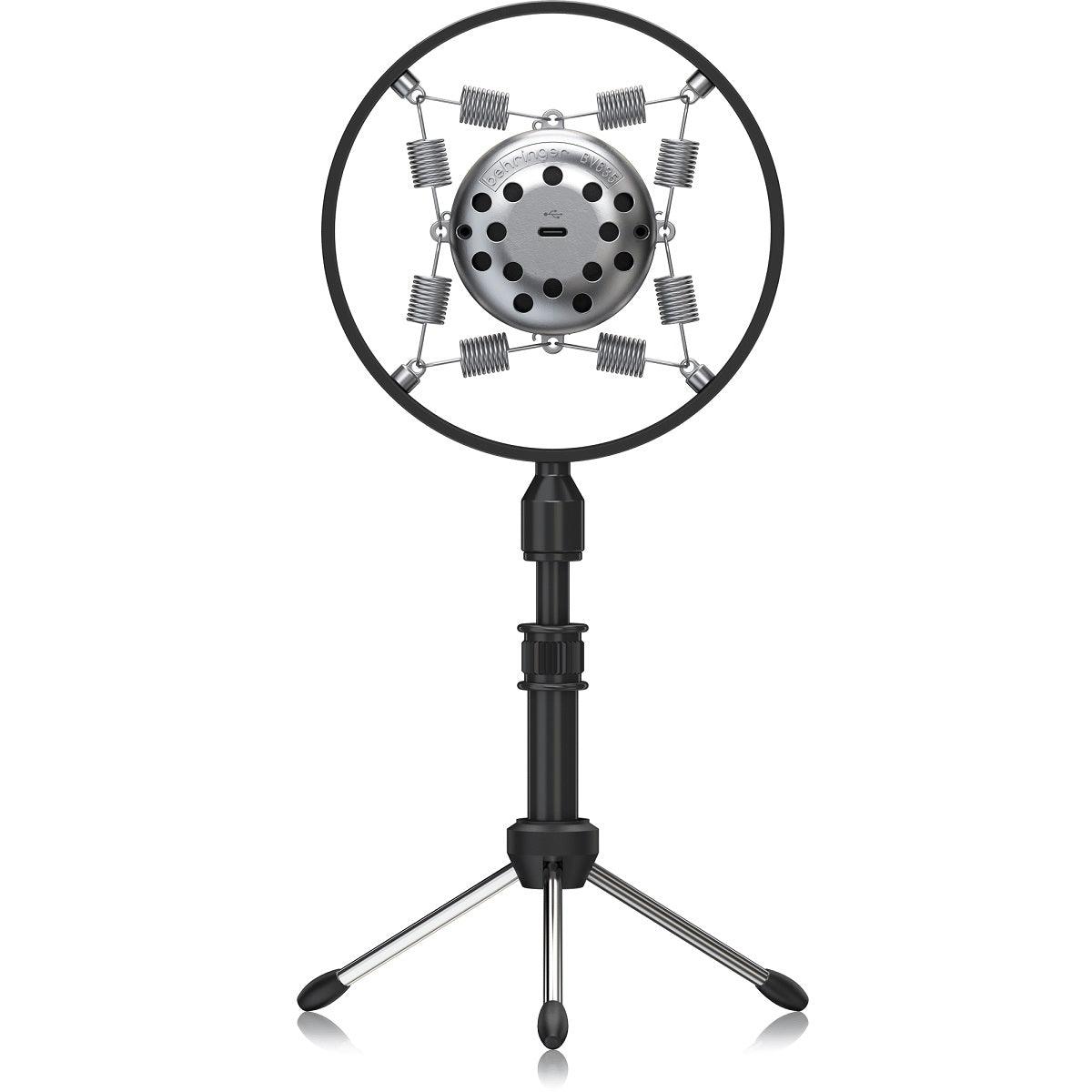 BEHRINGER BV635 SPRING MOUNT MICROFONO USB VINTAGE PER STREAMING - TechSoundSystem.com