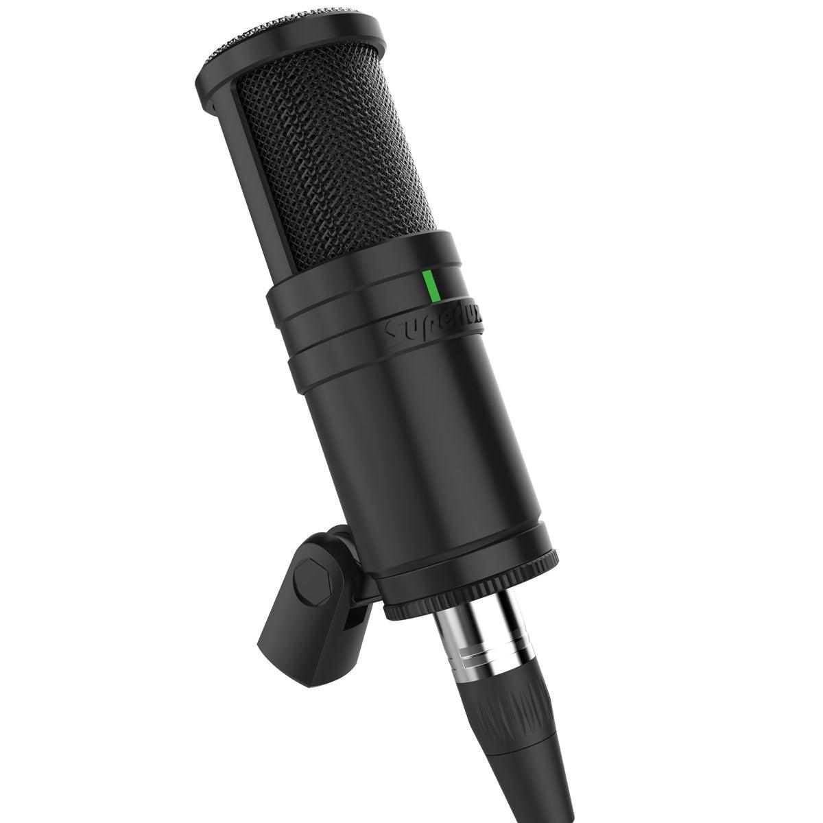 SUPERLUX E205 MICROFONO DA STUDIO A CONDENSATORE LARGO DIAFRAMMA SUPERCARDIOIDE - TechSoundSystem.com