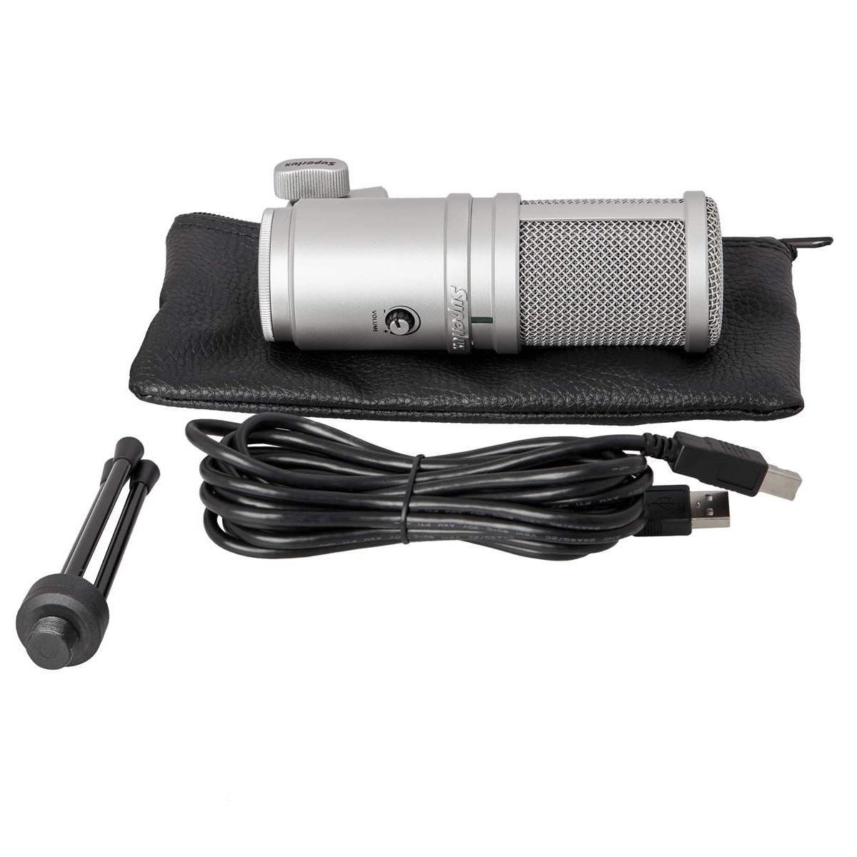 SUPERLUX E205U MICROFONO USB DA STUDIO E PODCAST A CONDENSATORE - TechSoundSystem.com