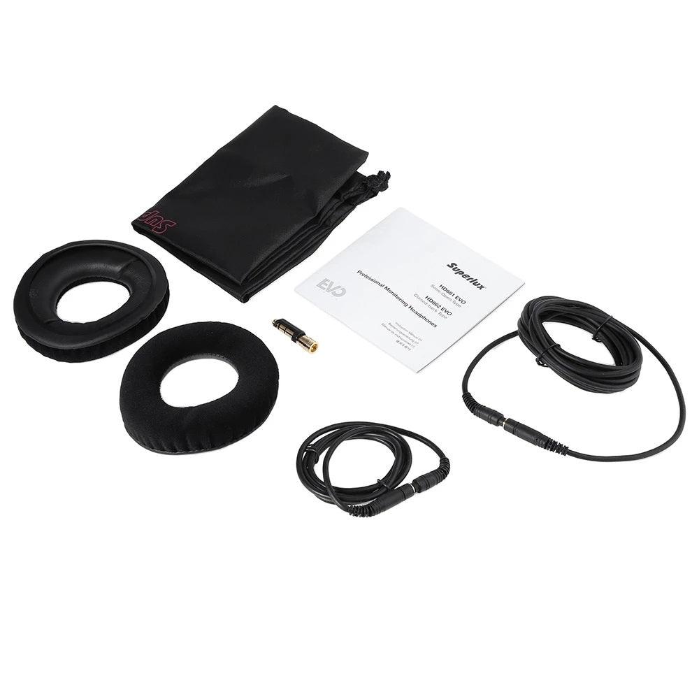 SUPERLUX HD-662 EVO WH CUFFIA DA STUDIO DINAMICA CIRCUMAURALE CHIUSA BIANCA - TechSoundSystem.com