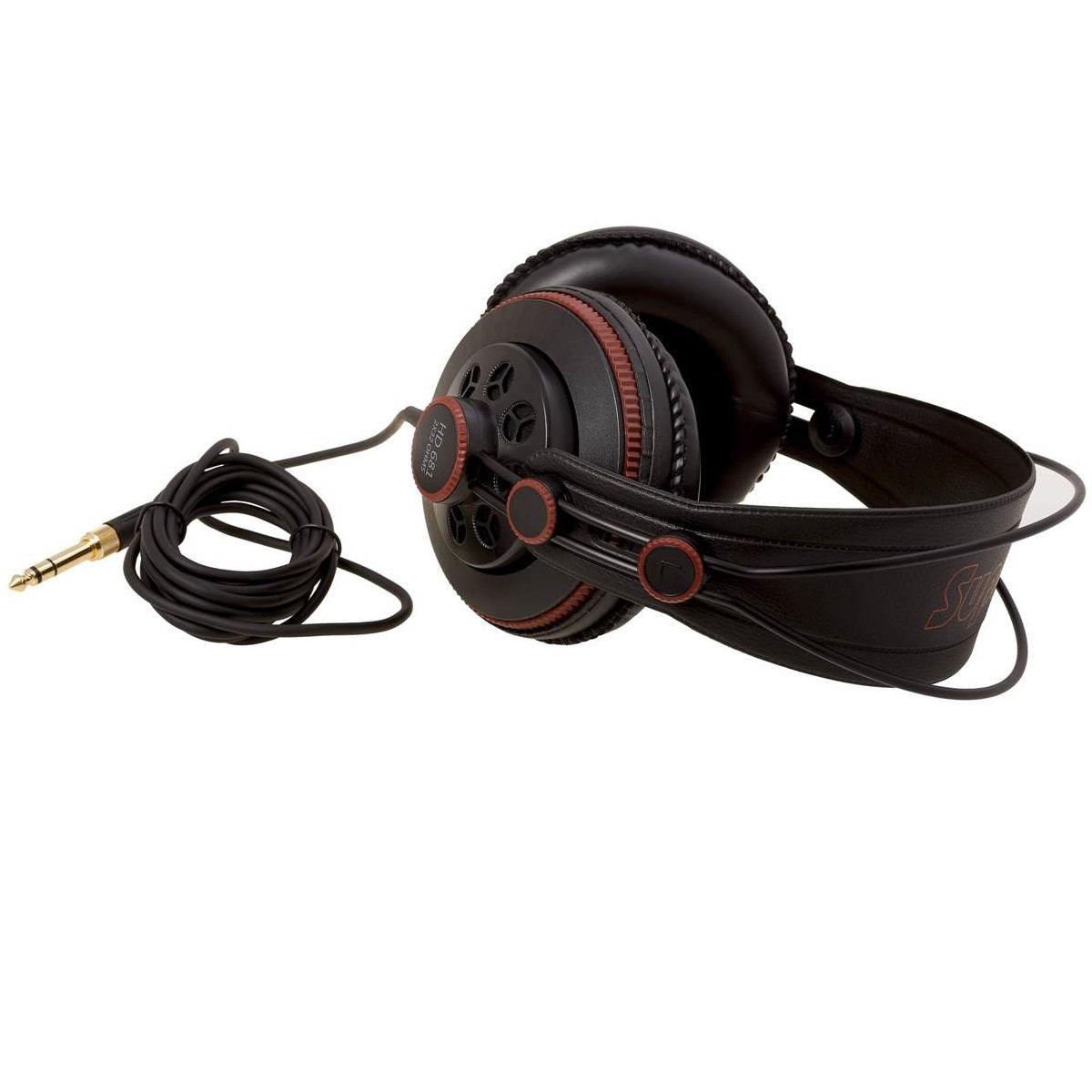 SUPERLUX HD-681 CUFFIA DA STUDIO SEMIAPERTA CIRCUMAURALE DINAMICA NERA / ROSSA - TechSoundSystem.com