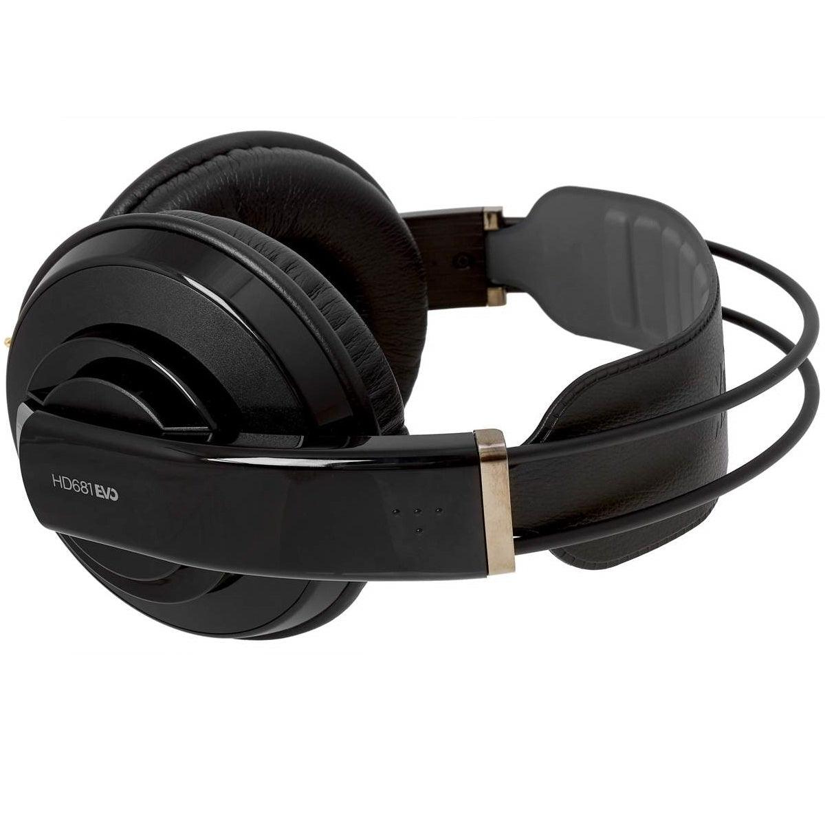 SUPERLUX HD-681 EVO BK CUFFIA DA STUDIO SEMIAPERTA CIRCUMAURALE DINAMICA NERA - TechSoundSystem.com
