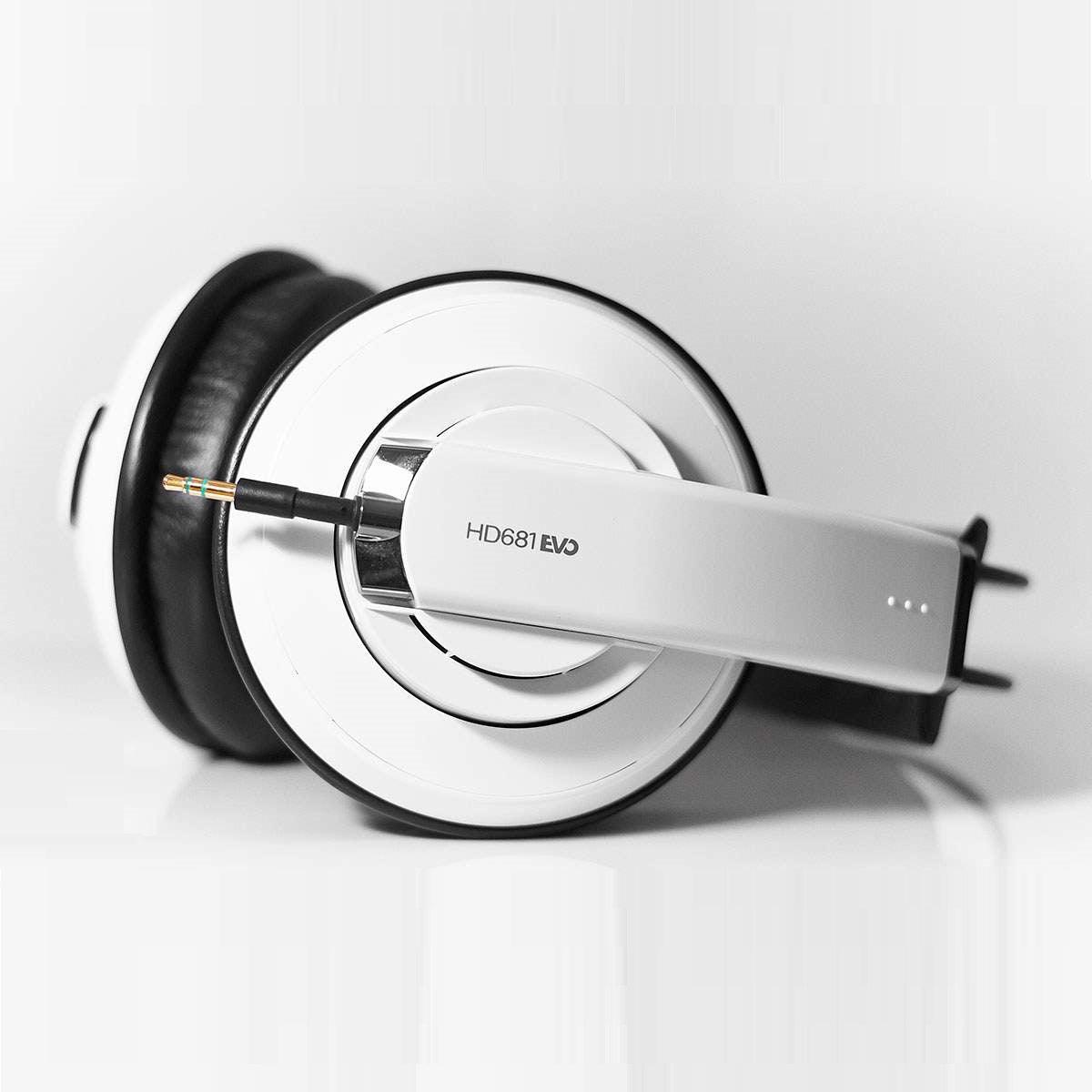 SUPERLUX HD-681 EVO WH CUFFIA DA STUDIO SEMIAPERTA CIRCUMAURALE DINAMICA BIANCA - TechSoundSystem.com