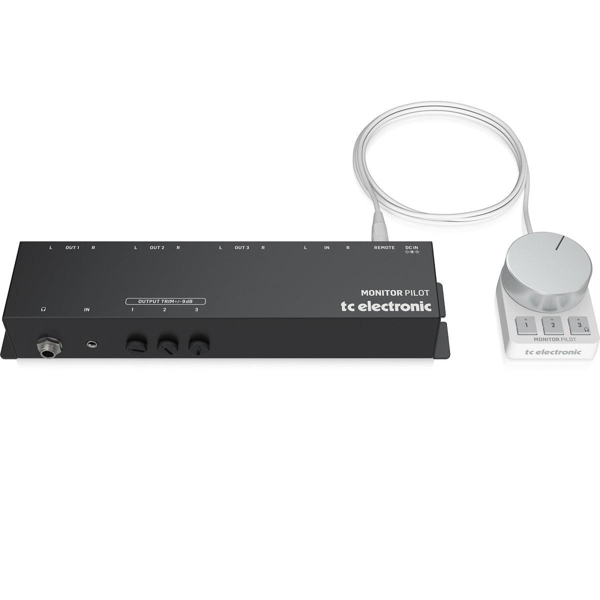 TC ELECTRONIC MONITOR PILOT DESKTOP CONTROLLER VOLUME MONITORING PER MONITOR E CUFFIE - TechSoundSystem.com