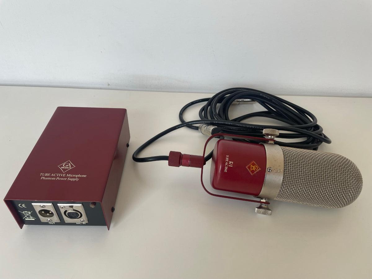 GOLDEN AGE R1 TUBE-ACTIVE MICROFONO VALVOLARE A NASTRO VINTAGE USATO - TechSoundSystem.com