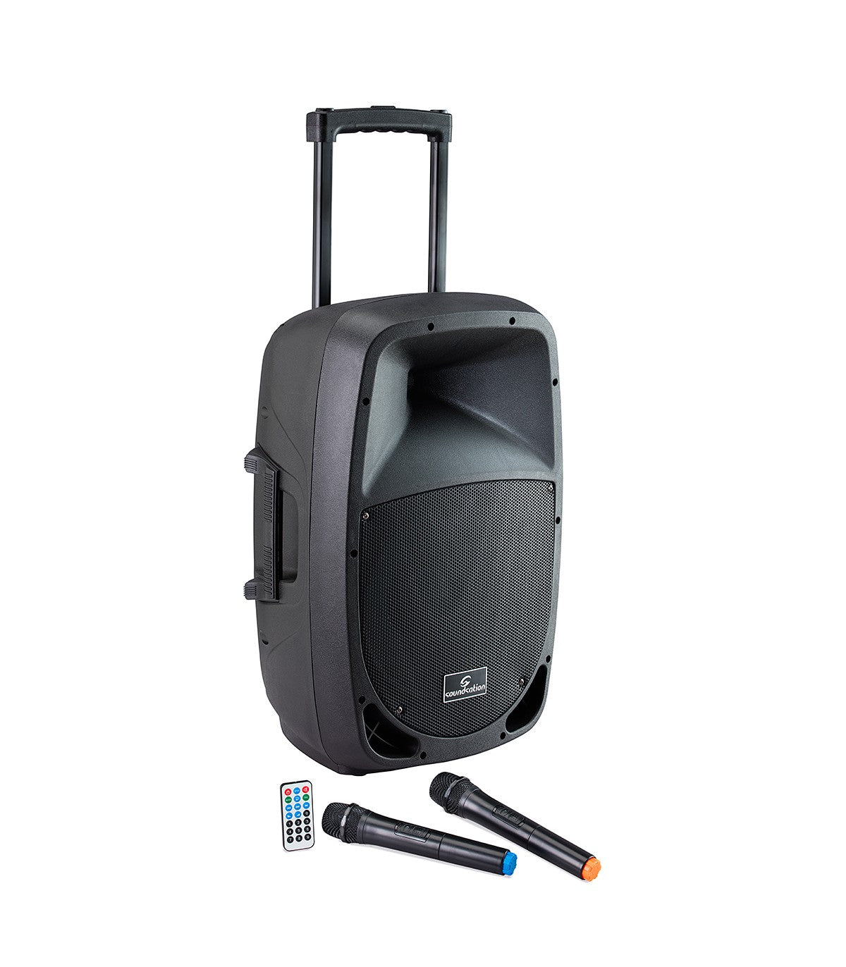 SOUNDSATION GO SOUND 12AMW CASSA PORTATILE A BATTERIA TROLLEY 12" 800W MP3 USB BLUETOOTH - TechSoundSystem.com