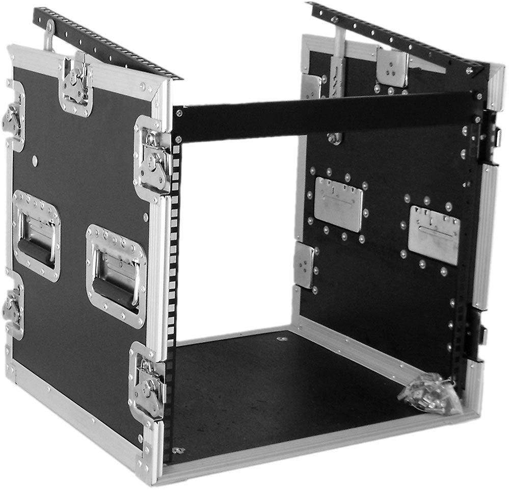 EXTREME YC10UR9M FLIGHT CASE LEGNO 10MM COMBO UNITA RACK 10U MIXER 9U 3 COPERCHI 10 CHIUSURE 4 MANIGLIE 4 RUOTE - TechSoundSystem.com