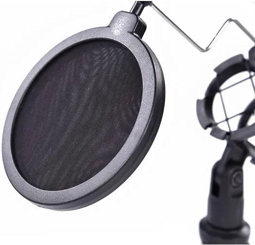 EXTREME F9 ASTA DA TAVOLO PER MICROFONO CON SUPPORTO ANTI SHOCK E FILTRO ANTI POP INTEGRATO - TechSoundSystem.com