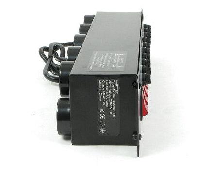 EXTREME (VARYTEC) DISPATCH 431 CIABATTA RACK 2U CON 10 PRESE SCHUKO 10 INTERRUTTORI SEPARATI E 10 FUSIBILI DI SICUREZZA - TechSoundSystem.com