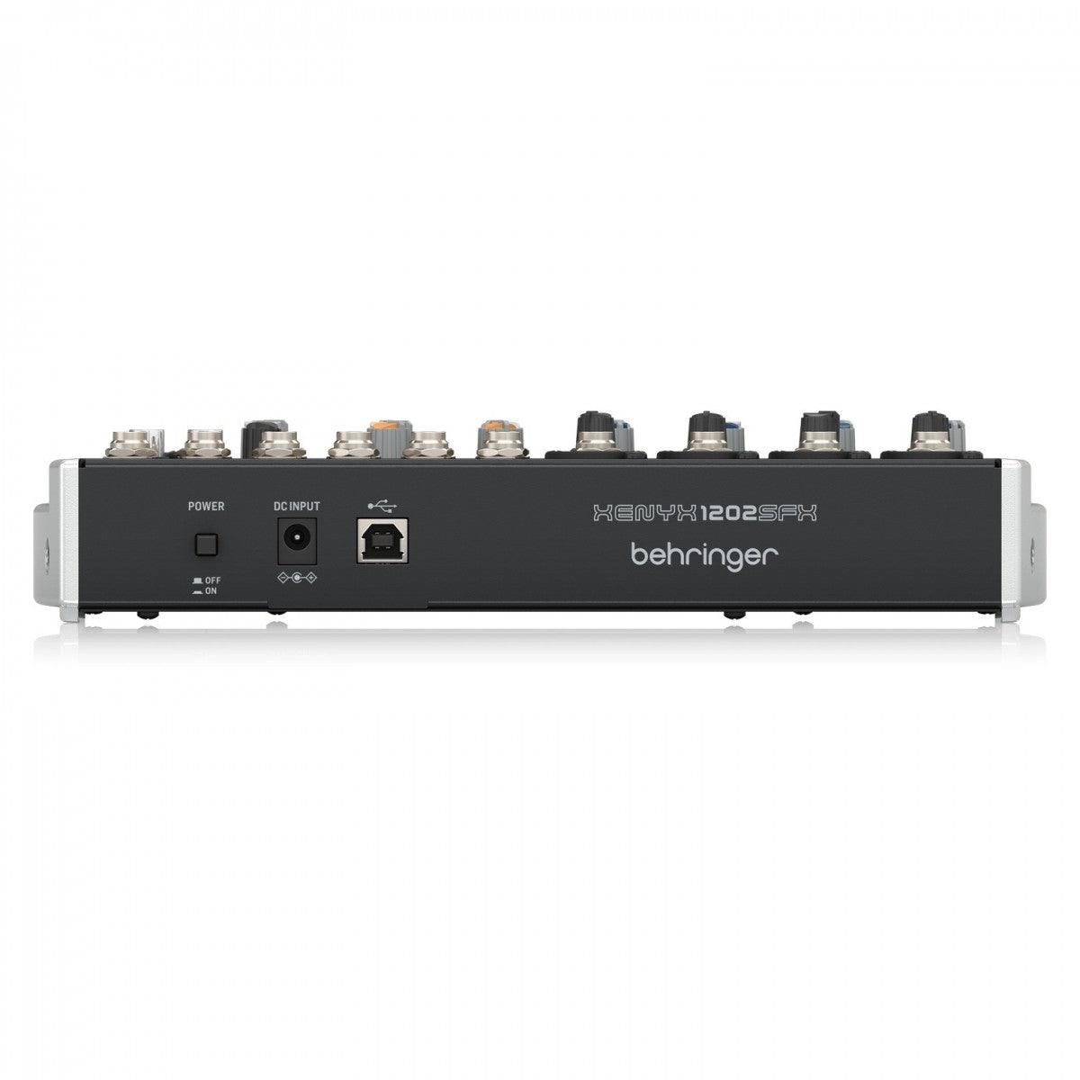 BEHRINGER XENYX 1202SFX MIXER 12 INPUT EFFETTI KLARK TEKNIK INTERFACCIA USB - TechSoundSystem.com