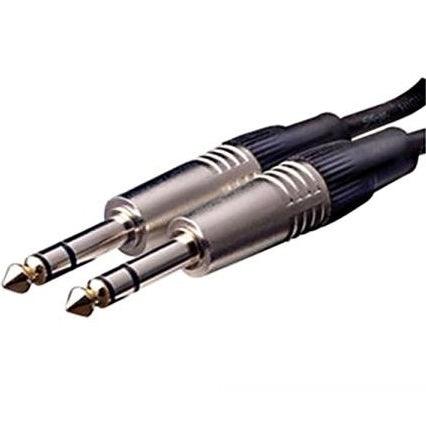 YELLOW CABLE K15-3 CAVO AUDIO JACK STEREO - JACK STEREO SCHERMATO 3 METRI - TechSoundSystem.com