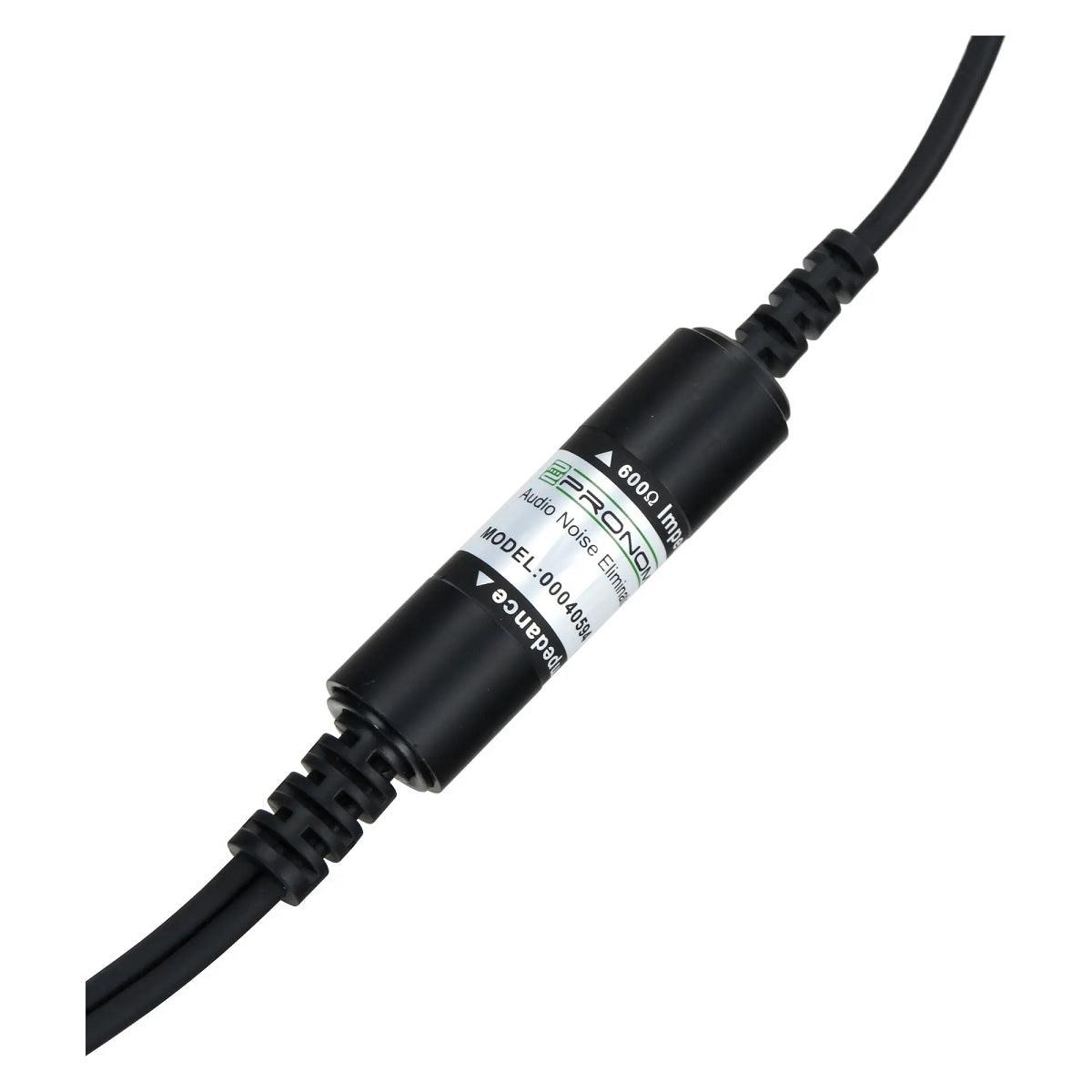 PRONOMIC ANE10-1.5JX CAVO CON ELIMINATORE DI RUMORE DA MINI JACK STEREO 3.5MM A 2 X XLR MASCHI - TechSoundSystem.com