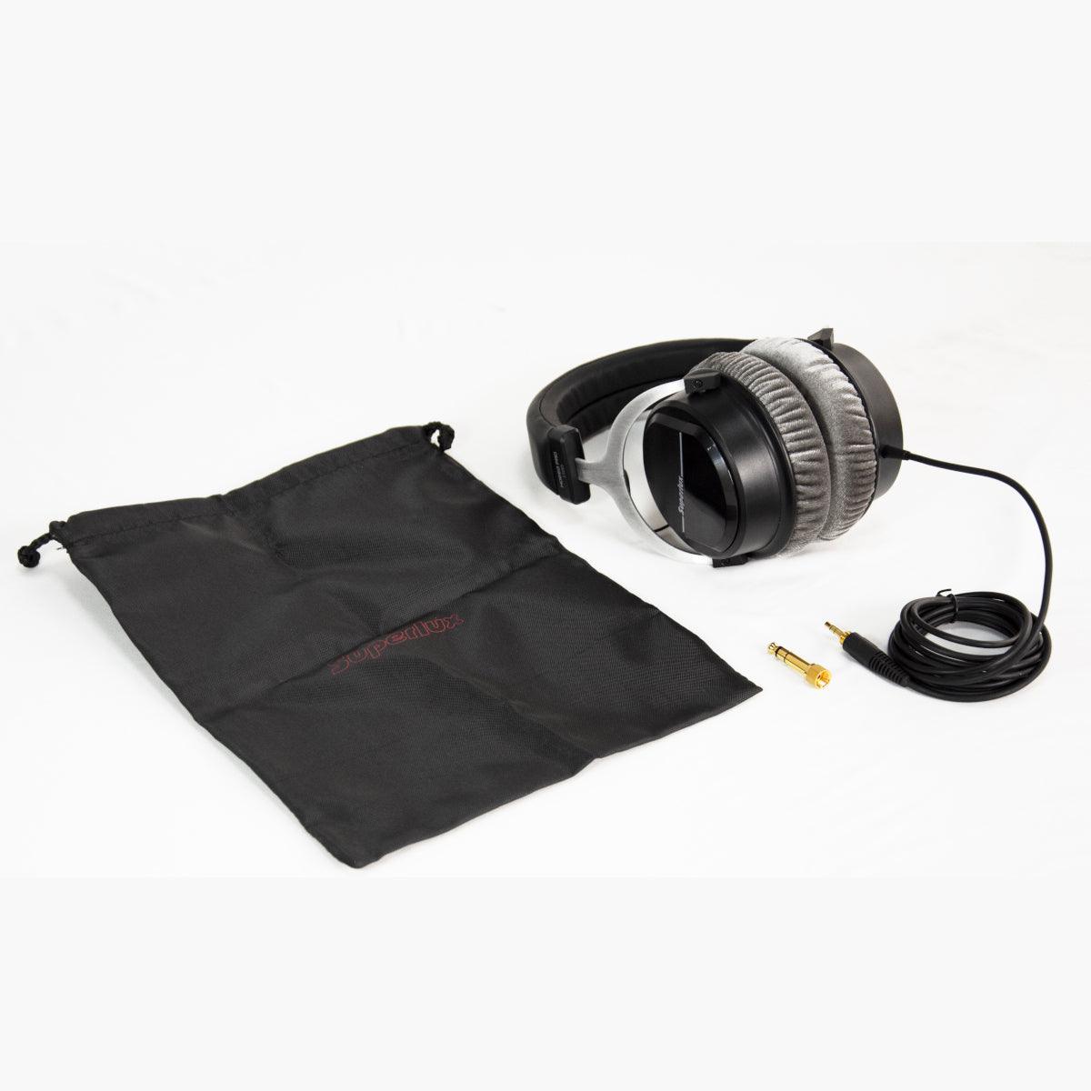 SUPERLUX HD-660PRO 32 OHM CUFFIA DA STUDIO DINAMICA CIRCUMAURALE CHIUSA NERA - TechSoundSystem.com