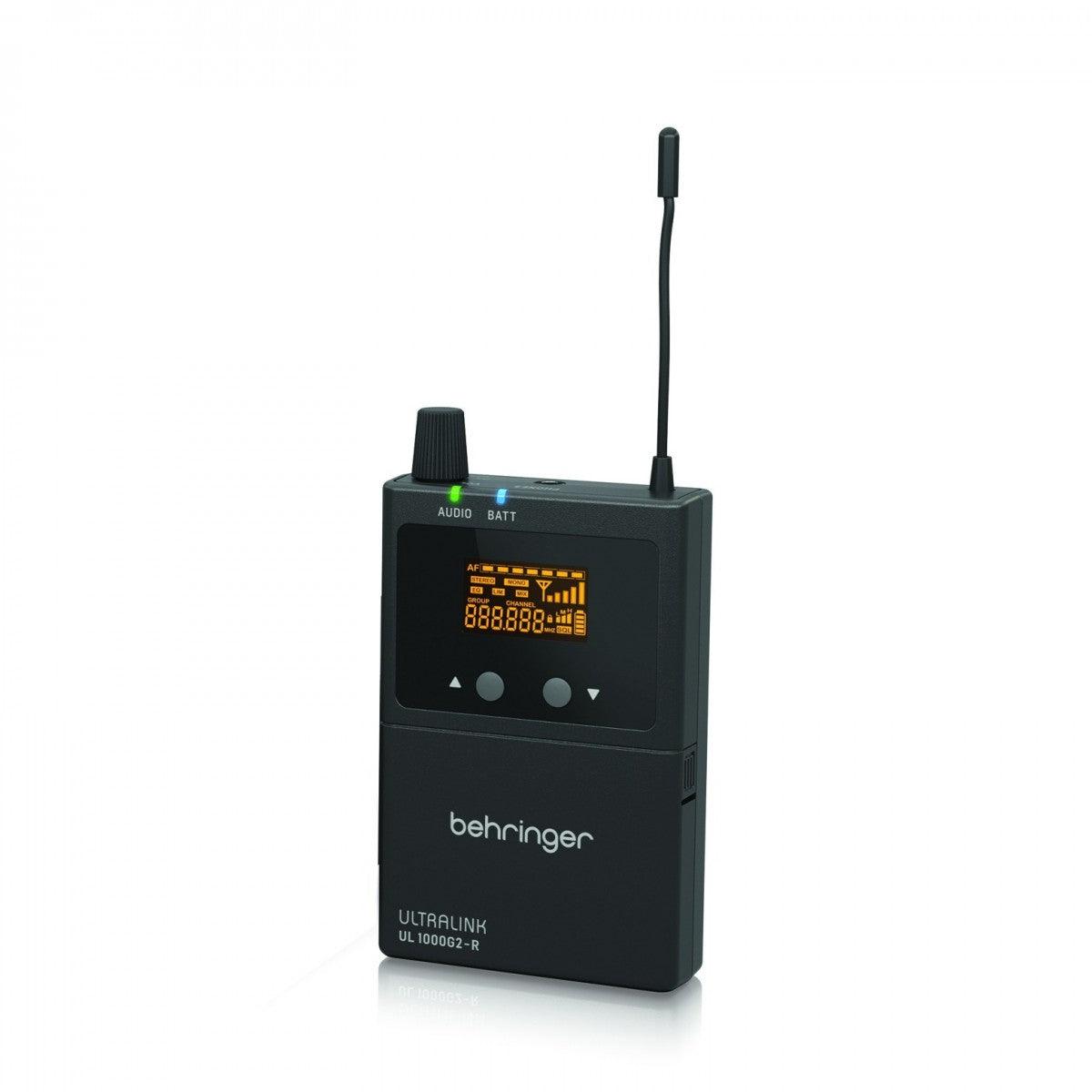 BEHRINGER UL1000G2-R RICEVITORE BODYPACK WIRELESS UHF PER SISTEMA IN EAR MONITOR UL 1000G2 - TechSoundSystem.com