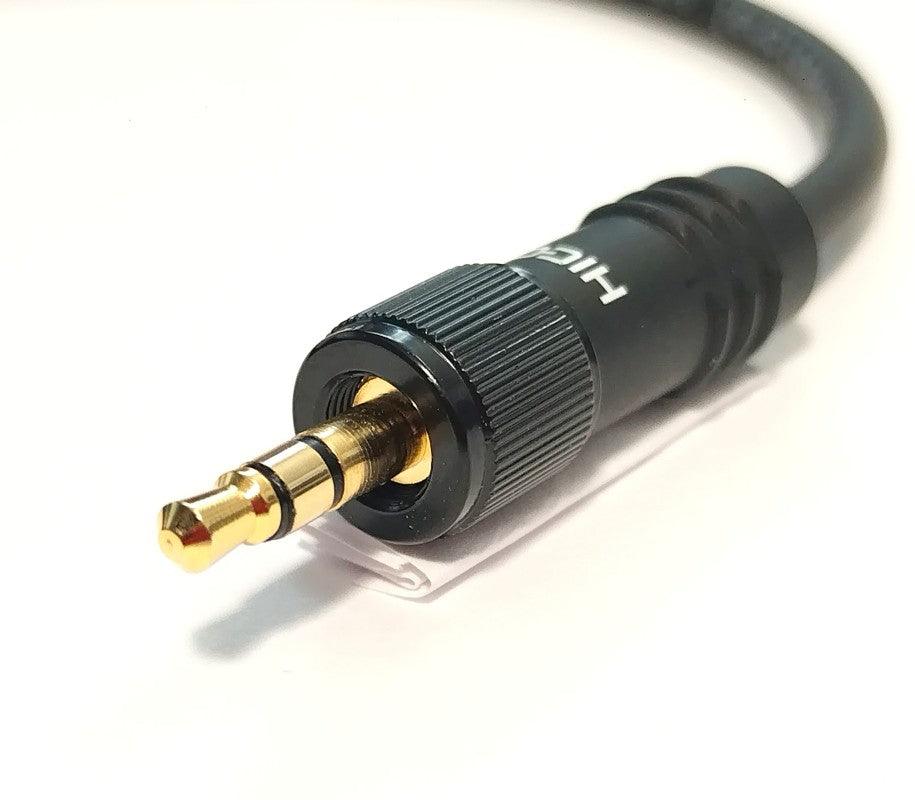 EXTREME CAVO ADATTATORE DA SHURE TQG MINI CANNON 4 POLI NEUTRIK REAN MASCHIO A MINI JACK 3.5 SENNHEISER EW MASCHIO - TechSoundSystem.com