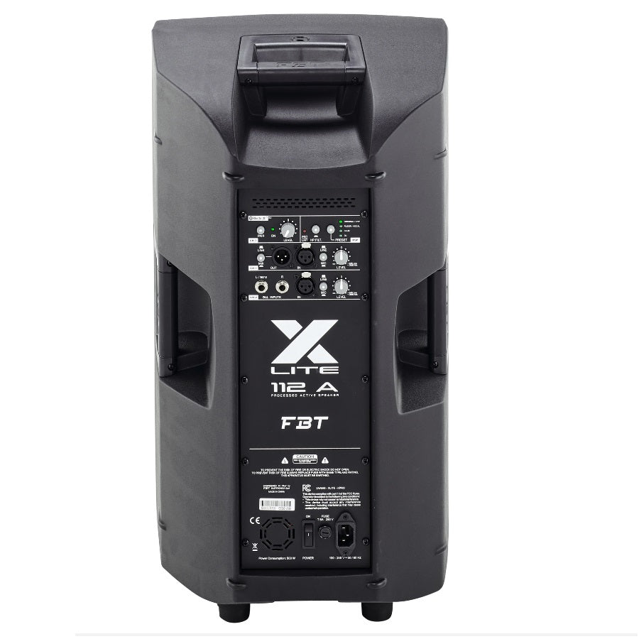 FBT XLITE 112A CASSA ATTIVA BIAMPLIFICATA 12" 1500W - TechSoundSystem.com