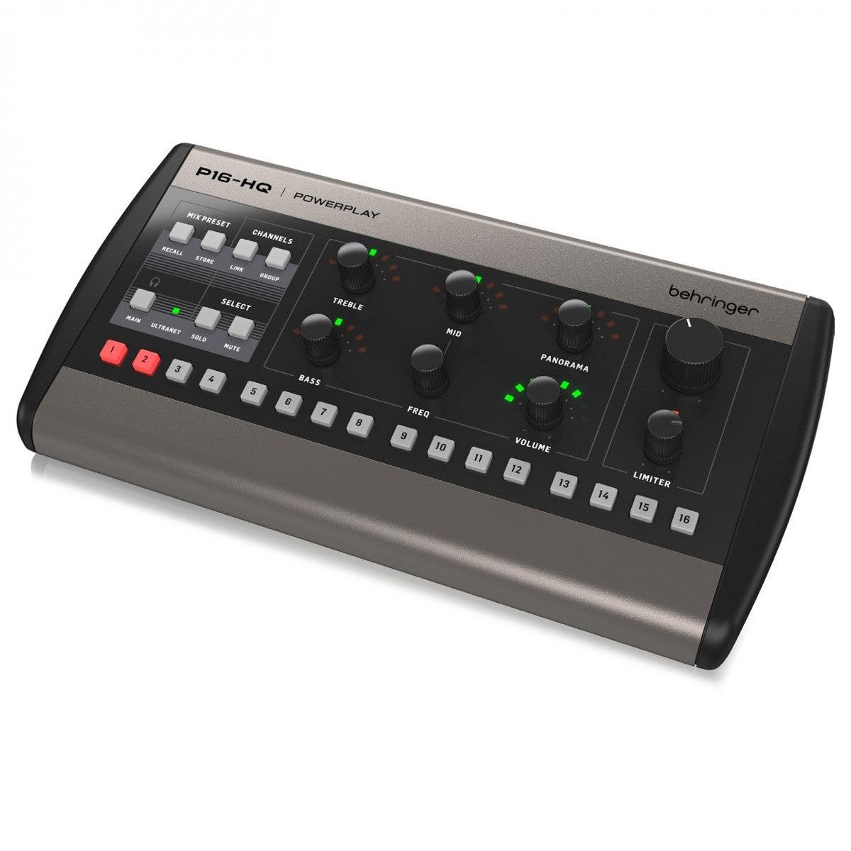 BEHRINGER P16-HQ POWERPLAY MIXER PERSONAL MONITOR 16 CANALI DIGITALE - TechSoundSystem.com