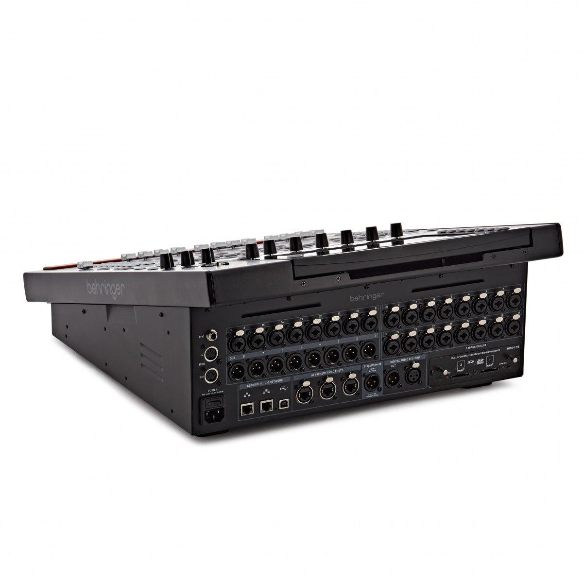 BEHRINGER WING COMPACT MIXER DIGITALE 24 PREAMPLIFICATORI MIDAS PRO E 3 KLARK TEKNIK SUPERMAC AES50 - TechSoundSystem.com