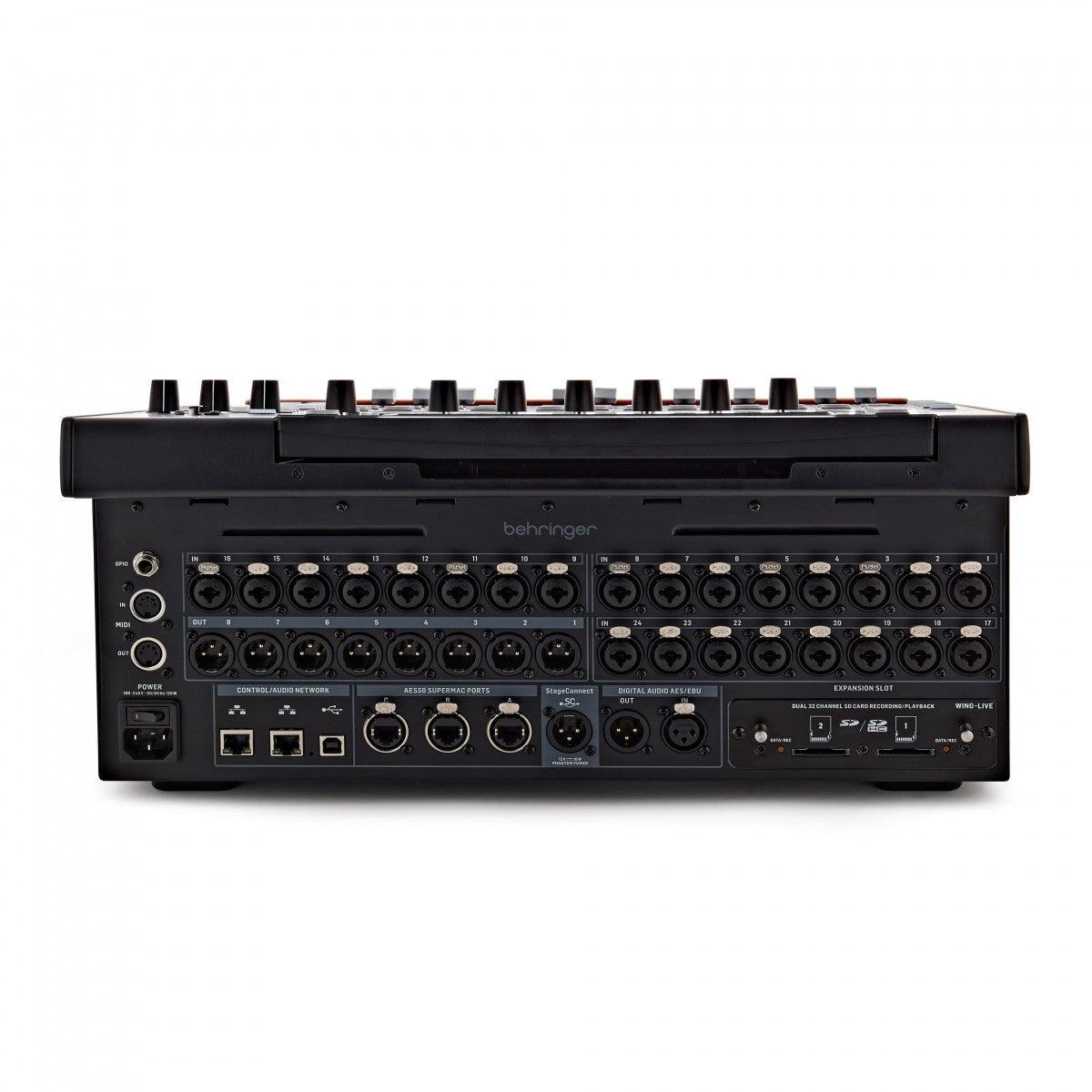 BEHRINGER WING COMPACT MIXER DIGITALE 24 PREAMPLIFICATORI MIDAS PRO E 3 KLARK TEKNIK SUPERMAC AES50 - TechSoundSystem.com