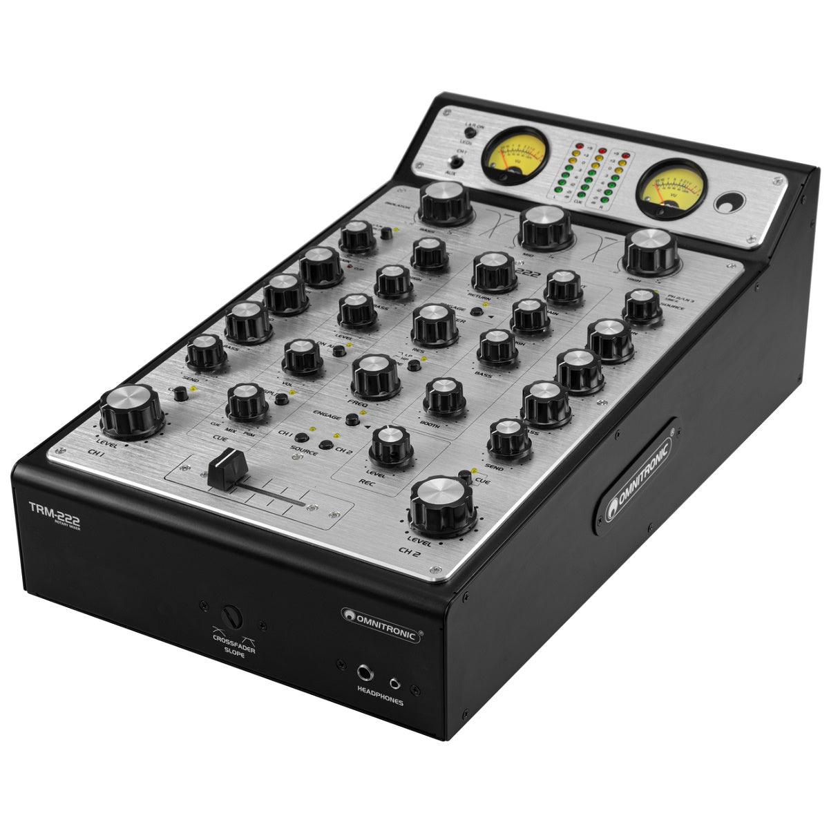 OMNITRONIC TRM222 MIXER ROTATIVO 2 CANALI PER DJ - TechSoundSystem.com
