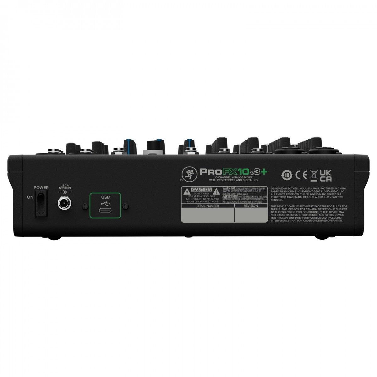 MACKIE PROFX10V3+ MIXER ANALOGICO 10 CANALI CON EFFETTI USB E BLUETOOTH - TechSoundSystem.com
