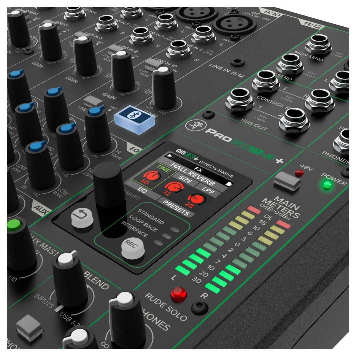 MACKIE PROFX12V3+ MIXER ANALOGICO 12 CANALI CON EFFETTI USB E BLUETOOTH - TechSoundSystem.com