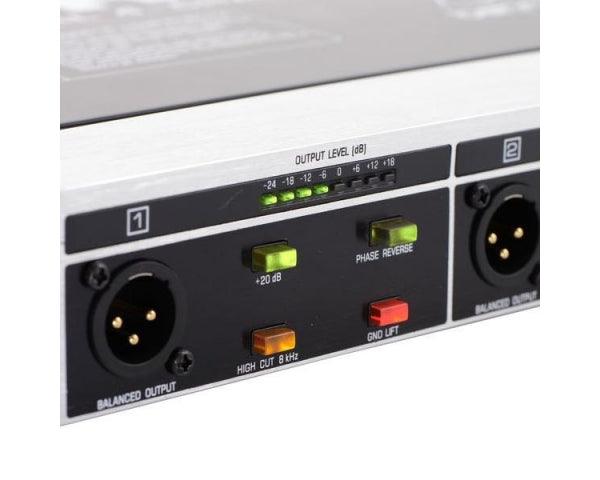 BEHRINGER DI4000-V2 DIRECT BOX ULTRA DI-BOX ATTIVA 4 CANALI UNA UNITA RACK CONVERTITORE SEGNALE JACK A XLR - TechSoundSystem.com