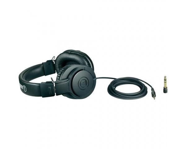 AUDIO-TECHNICA ATH M20X CUFFIA DINAMICA CHIUSA NERA - TechSoundSystem.com