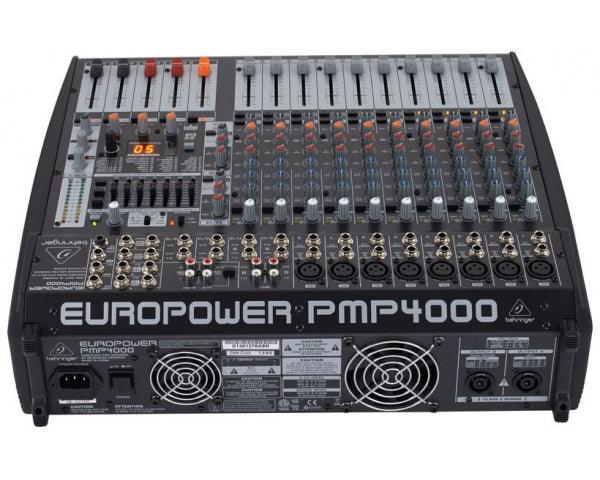 BEHRINGER PMP4000 EUROPOWER MIXER AMPLIFICATO 16 CANALI EFFETTI 1200 WATT 8 XLR MIC IN 4 STEREO - TechSoundSystem.com