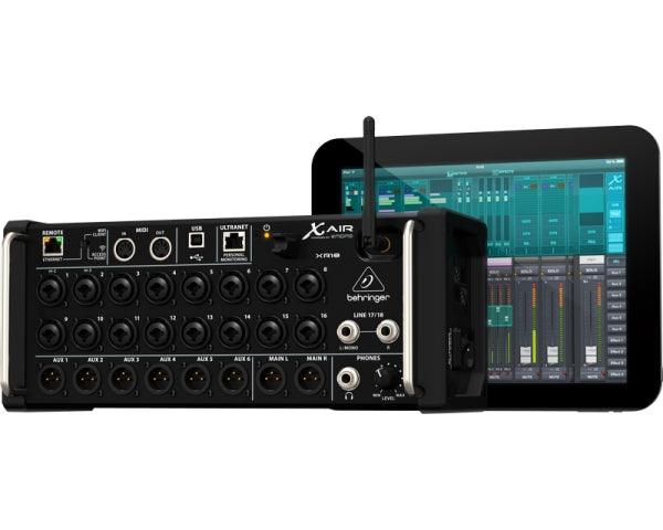 BEHRINGER XR18 MIXER DIGITALE X-AIR IPAD ANDROID WIFI USB LAN 18 CANALI 12 BUS 16 PREAMPLIFICATORI MICROFONICI MIDAS EFFETTI KLARK TEKNIK - TechSoundSystem.com