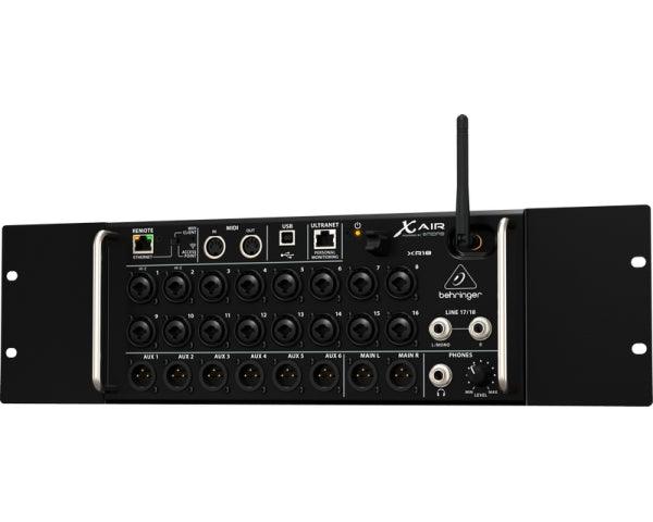 BEHRINGER XR18 MIXER DIGITALE X-AIR IPAD ANDROID WIFI USB LAN 18 CANALI 12 BUS 16 PREAMPLIFICATORI MICROFONICI MIDAS EFFETTI KLARK TEKNIK - TechSoundSystem.com