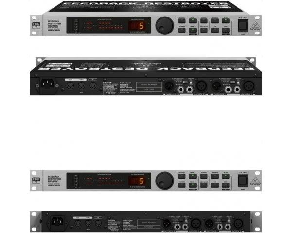 BEHRINGER FBQ1000 ANTIFEEDBACK 2 CANALI SOPPRESSORE ED EQUALIZZATORE PARAMETRICO - TechSoundSystem.com