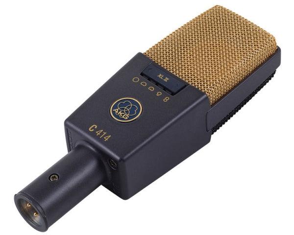 AKG C414-XLII MICROFONO A CONDENSATORE DA STUDIO LARGO DIAFRAMMA 9 DIAGRAMMI POLARI MULTI PATTERN - TechSoundSystem.com