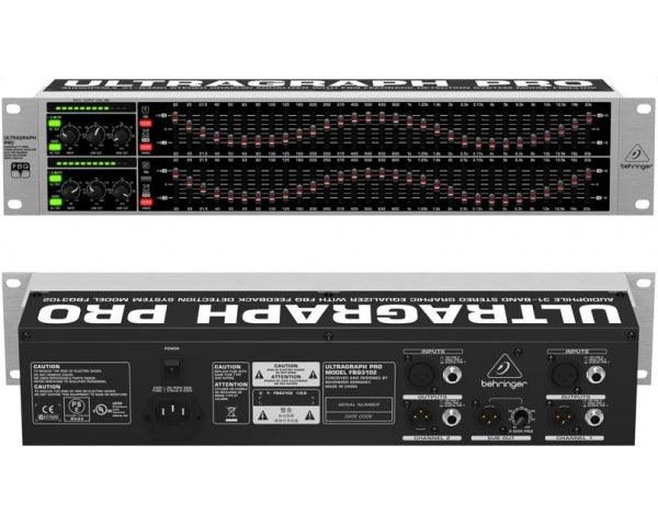 BEHRINGER FBQ3102HD ULTRAGRAPH-PRO EQUALIZZATORE 31 BANDE STEREO 