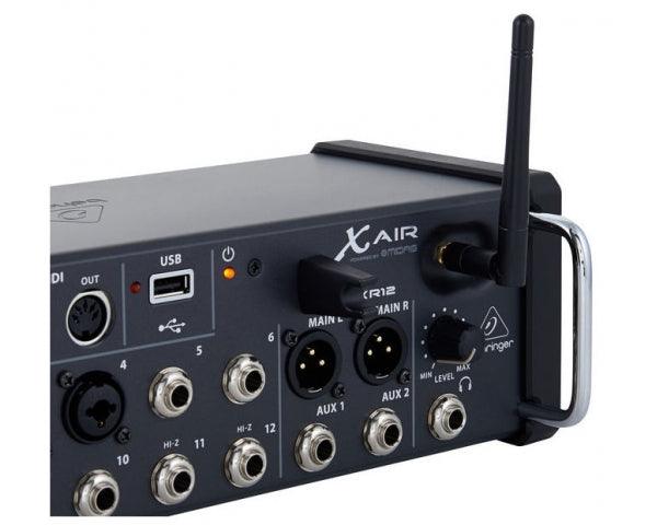 BEHRINGER XR12 MIXER DIGITALE X-AIR IPAD ANDROID WIFI USB LAN 12 CANALI 4 PREAMPLIFICATORI MICROFONICI MIDAS EFFETTI KLARK TEKNIK - TechSoundSystem.com