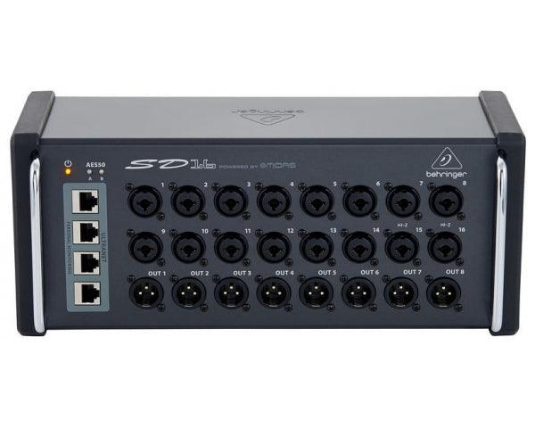 BEHRINGER SD16 DIGITAL SNAKE STAGEBOX 16 PREAMPLIFICATORI MICROFONICI MIDAS 8 USCITE AUX KLARK TEKNIK AES50 CONTROLLO REMOTO - TechSoundSystem.com