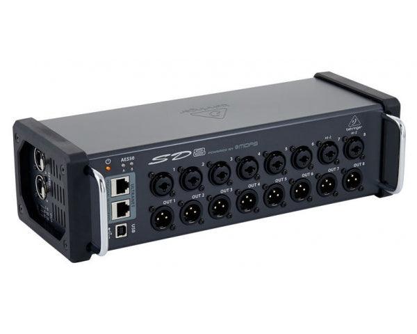 BEHRINGER SD8 SNAKE DIGITALE USB 8 PREAMPLIFICATORI MICROFONICI MIDAS 8 AUX AES50 KLARK TEKNIK CONTROLLO REMOTO - TechSoundSystem.com