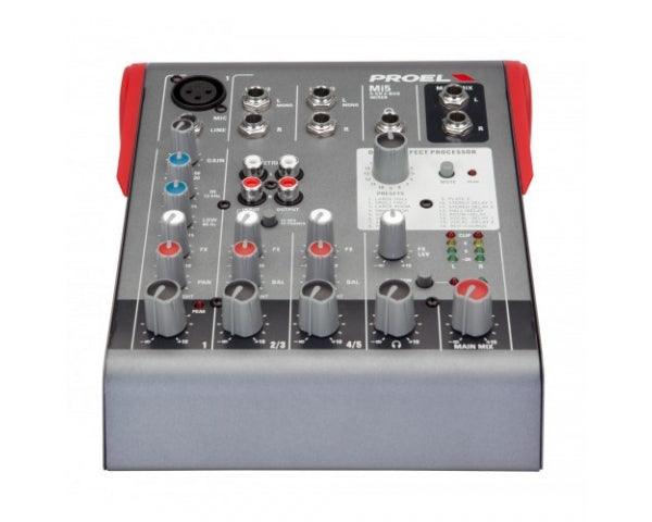 PROEL MI5 MIXER PASSIVO 5 CANALI - TechSoundSystem.com