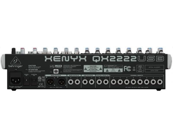 BEHRINGER XENYX QX2222-USB MIXER USB 22 INGRESSI 8 COMPRESSORI 2 BUS EFFETTI KLARK TEKNIK WIRELESS READY +48V - TechSoundSystem.com