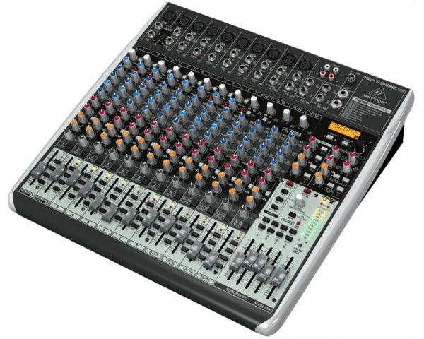 BEHRINGER XENYX QX2442USB MIXER 24 INGRESSI 8 COMPRESSORI EFFETTI KLARK TEKNIK WIRELESS READY INTERFACCIA AUDIO USB SOFTWARE - TechSoundSystem.com