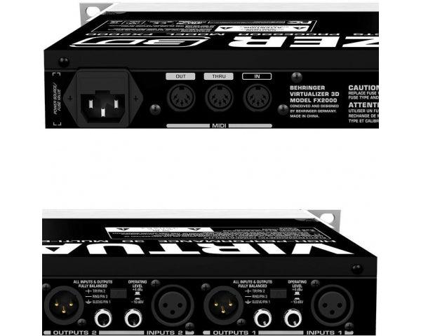 BEHRINGER FX2000 VIRTUALIZER 3D MULTIEFFETTI PROCESSORE EFFETTI - TechSoundSystem.com