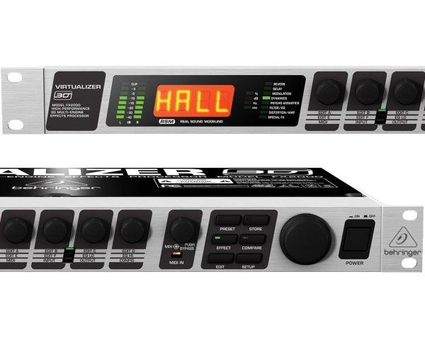 BEHRINGER FX2000 VIRTUALIZER 3D MULTIEFFETTI PROCESSORE EFFETTI - TechSoundSystem.com