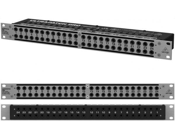 BEHRINGER PX3000 ULTRAPATCH PRO PATCHBAY BILANCIATA 48 PUNTI 3 MODALITA PATCH - TechSoundSystem.com